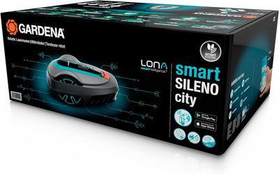 Gardena Mähroboter smart SILENO city 600 m² Set: Innovative LONA AI-Technologie, Steuerung per App,