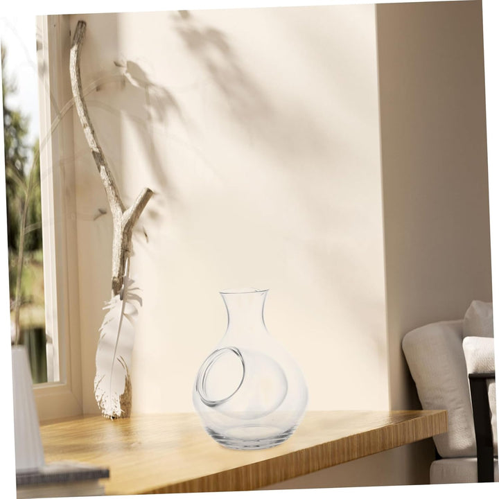 Japanischer Kristallglas Eiswein-dekanter Mit Schrägem Ausguss Transparenter Glas-weinspender Für Ba