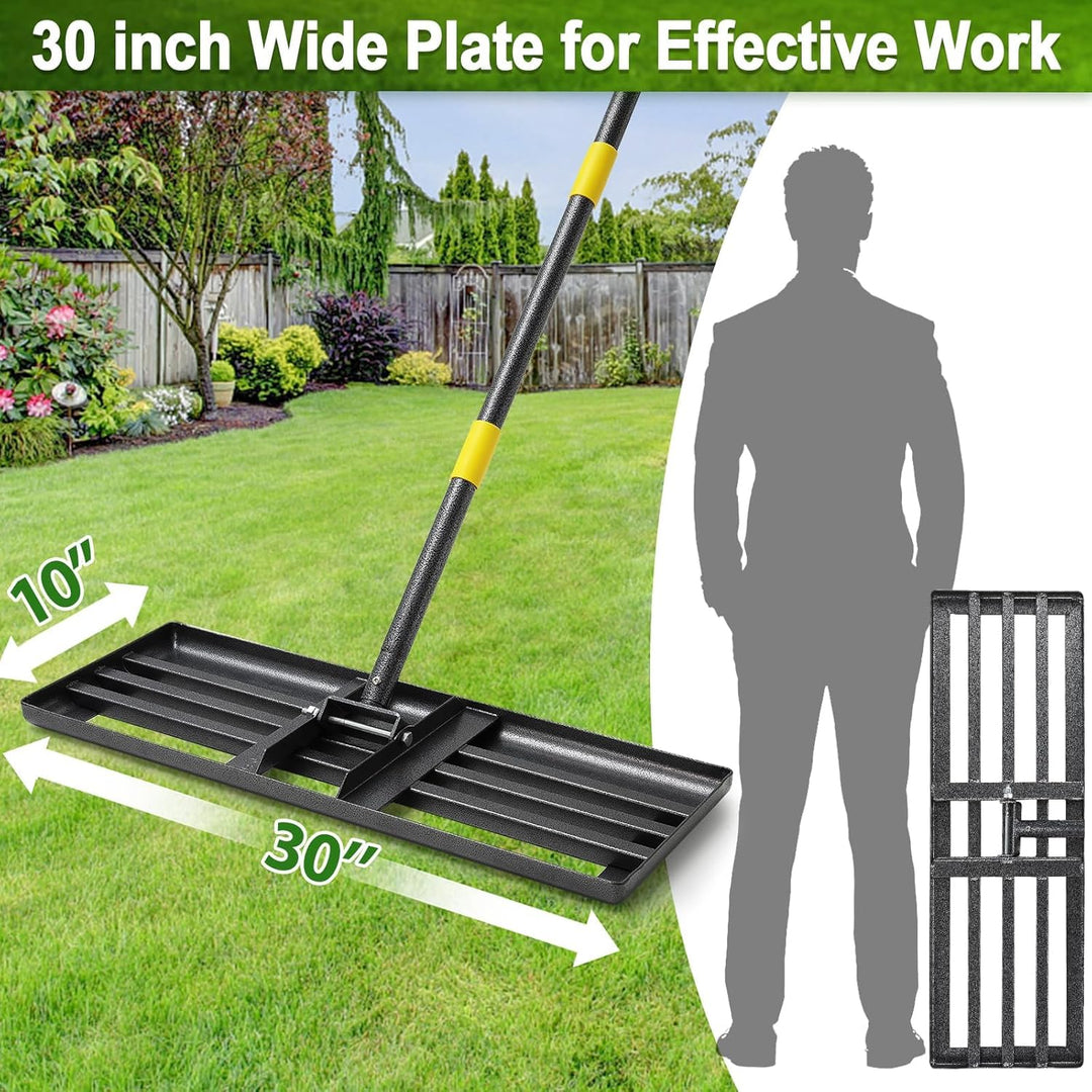 Rasen Rakel Rasenrechen Rasen Nivellierrechen Metall Golf Gartengras Surface Rasenwerkzeug Rakel für