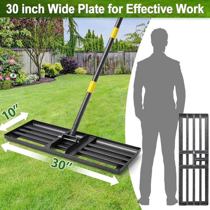 Rasen Rakel Rasenrechen Rasen Nivellierrechen Metall Golf Gartengras Surface Rasenwerkzeug Rakel für