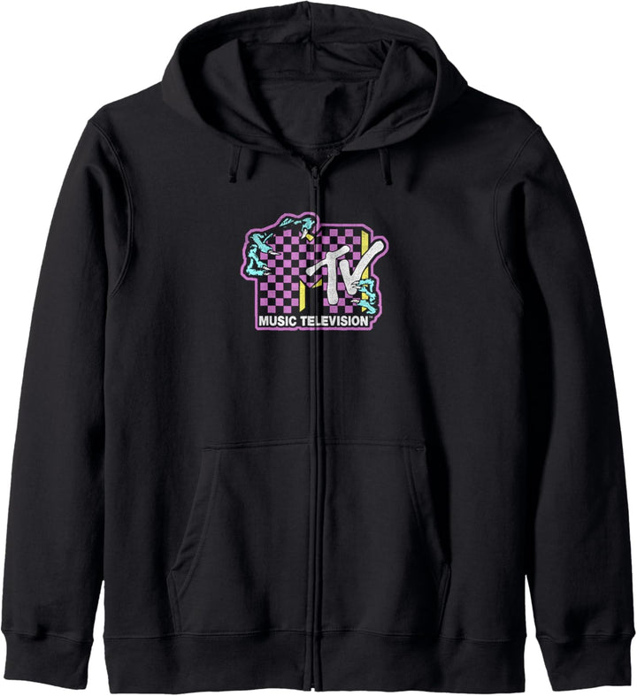 MTV Checkered Zombie Hands V1 Kapuzenjacke