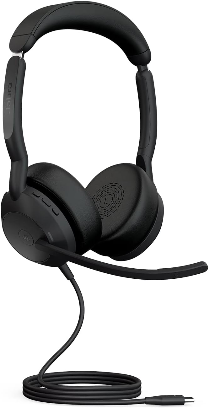 Jabra Evolve2 50 - Kabelgebundenes Stereo-Headset mit Jabra Air Comfort - Mikrofone mit aktiver Gerä