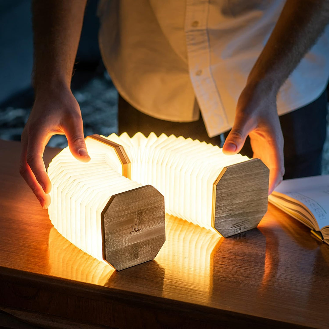 GINGKO SMART ACCORDION LAMP WALNUT Einheitsgrösse Black, Einheitsgrösse Black