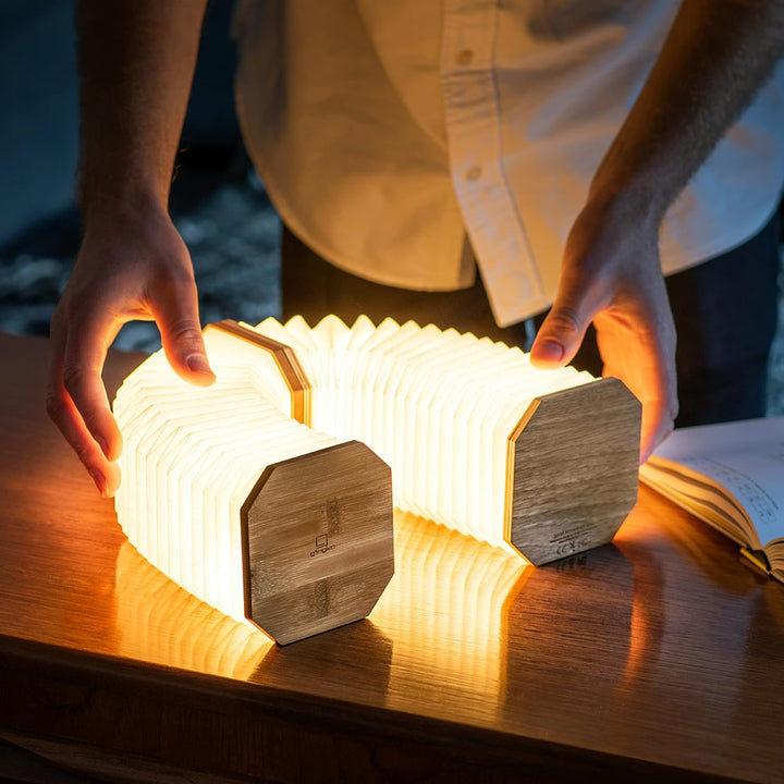 GINGKO SMART ACCORDION LAMP WALNUT Einheitsgrösse Black, Einheitsgrösse Black