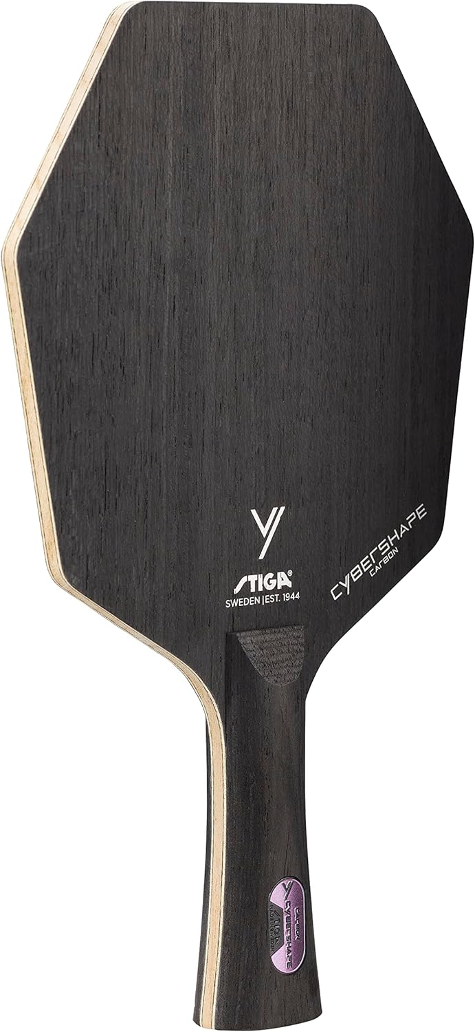 Stiga Tischtennisholz Cybershape Carbon mit CWT Custom Weight Technology Konkav, Konkav