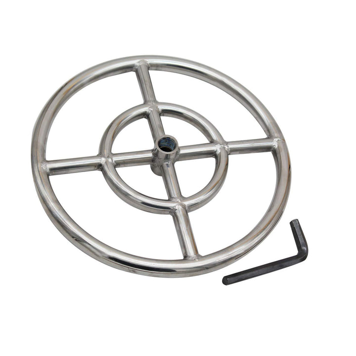 Meter Star 304 Edelstahl Propangas-Feuerstelle Ringbrenner