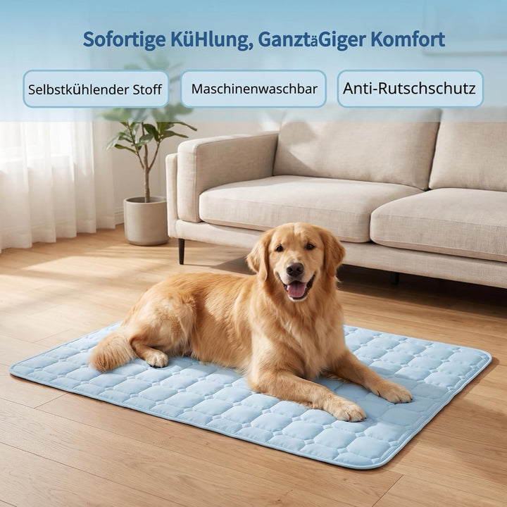 Sommer-Kühlmatte für Haustiere, 61 * 45CM Kühlmatte für Katzen und Hunde | Tragbare und Waschbare Kü