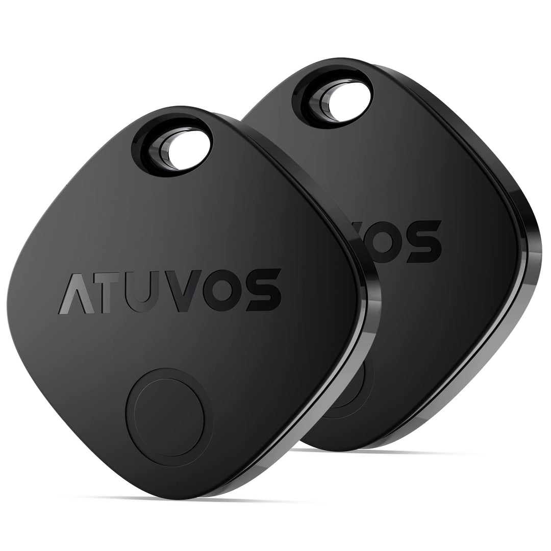ATUVOS Schlüsselfinder KeyFinder 2 Pack, Smart Tracker Tag Kompatibel mit Apple Wo ist? APP (iOS NUR