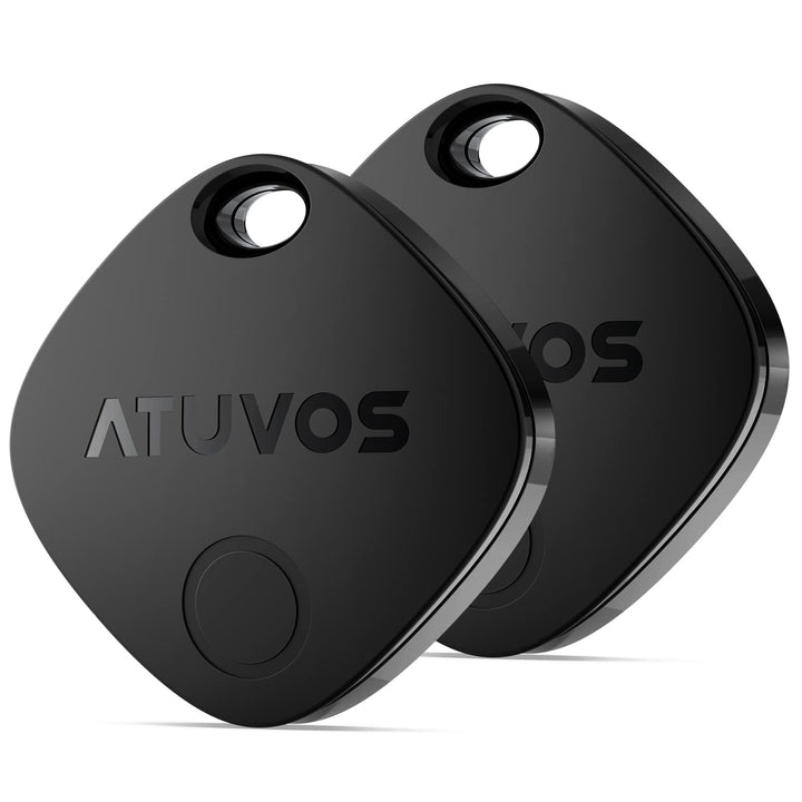 ATUVOS Schlüsselfinder KeyFinder 2 Pack, Smart Tracker Tag Kompatibel mit Apple Wo ist? APP (iOS NUR