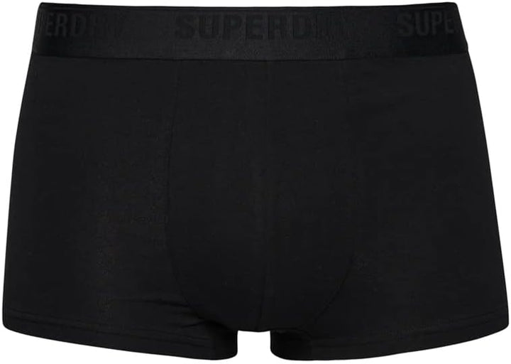 Superdry Herren Unterhosen aus Bio-Baumwolle im 3er-Pack Schwarzer Mix XL
