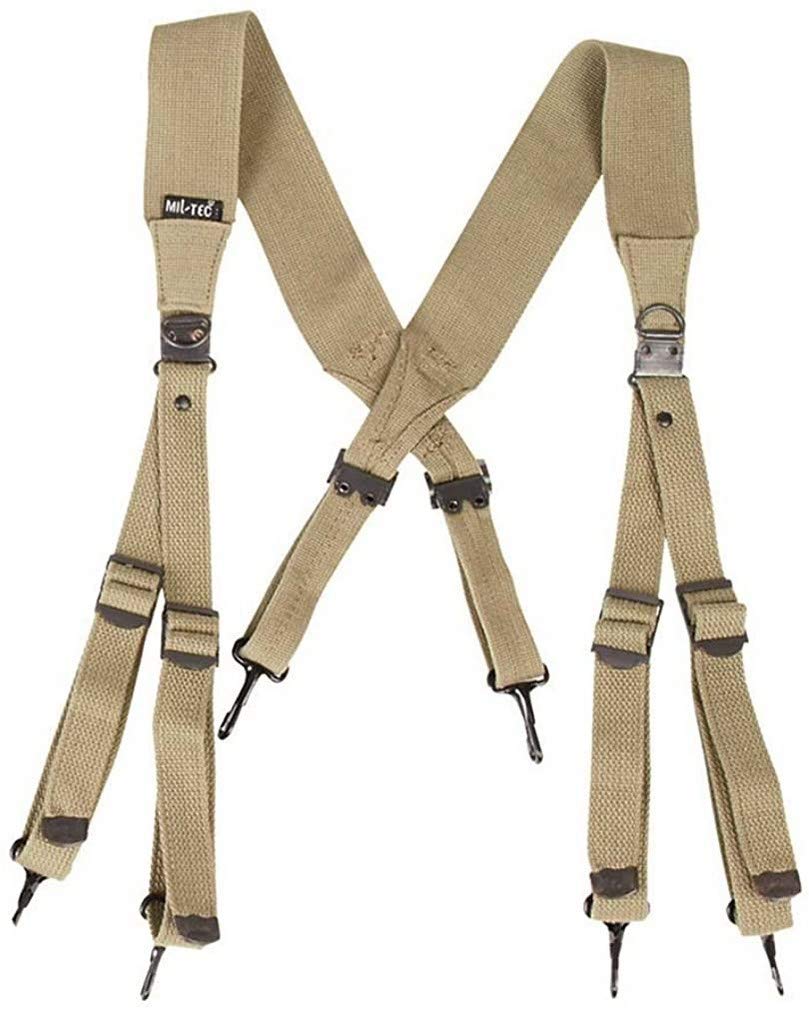 Mil-Tec Unisex M36 Hosenträger, Khaki, Einheitsgrösse
