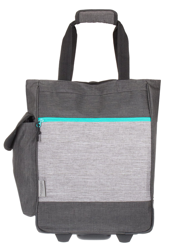 Alessandro Einkaufsroller Shoppingtrolley Einkaufstrolley (12894 TT Grey), XL | Einkaufswagen Shoppe