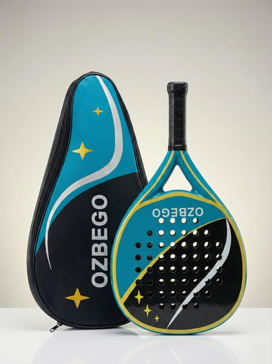 Padel Schläger Set – inkl. Tragetasche & Zubehör – 100% Vollcarbon (inkl. 3K Carbon Modelle) – Eva K