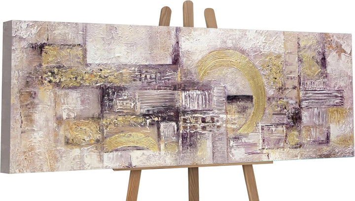 YS-Art Acrylbilder auf Leinwand Handgemalt Bewegungen | Gemälde mit Rahmen wohndecor | handgemalte a