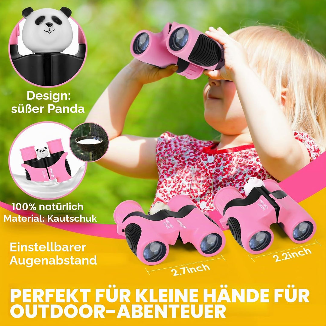 Fernglas für Kinder, Spielzeug für 3–12 Jahre alte Mädchen und Jungen, Vogelbeobachtung, Wandern, 4,