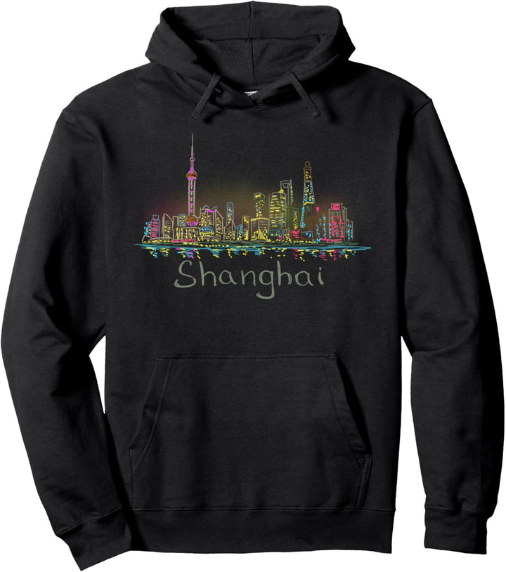 Shanghai China Pullover Hoodie