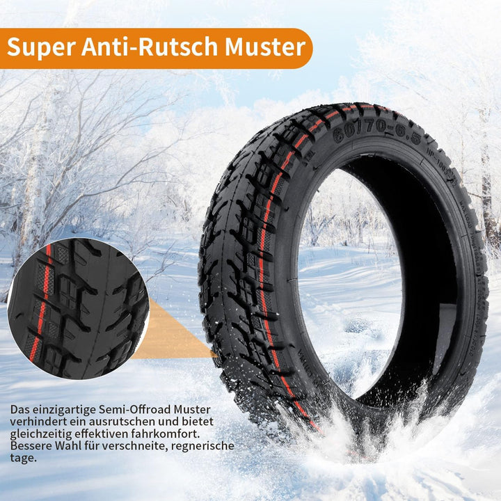 Ersatzräder für Segway Ninebot Max G30 Scooter -60/70-6,5 Selbstreparierender schlauchloser Offroad-