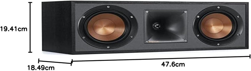 Klipsch Reference R-52C Schwarz Single, Single
