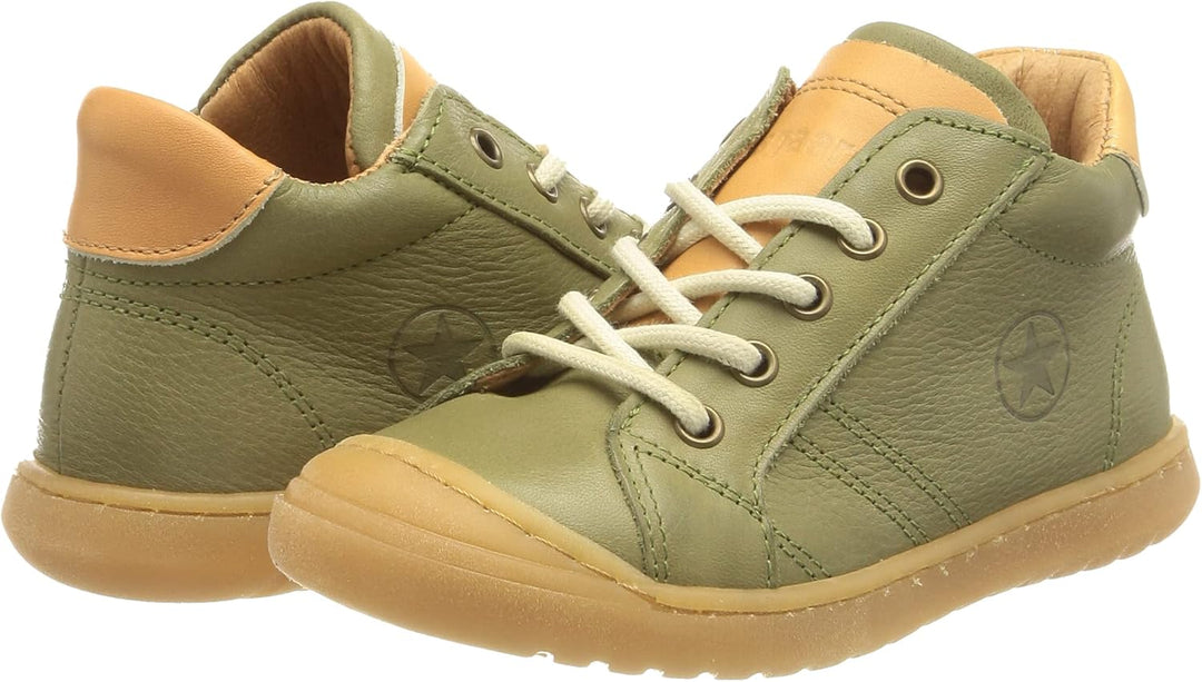Bisgaard Unisex Baby Thor L First Walker Shoe 21 EU Army, 21 EU Army
