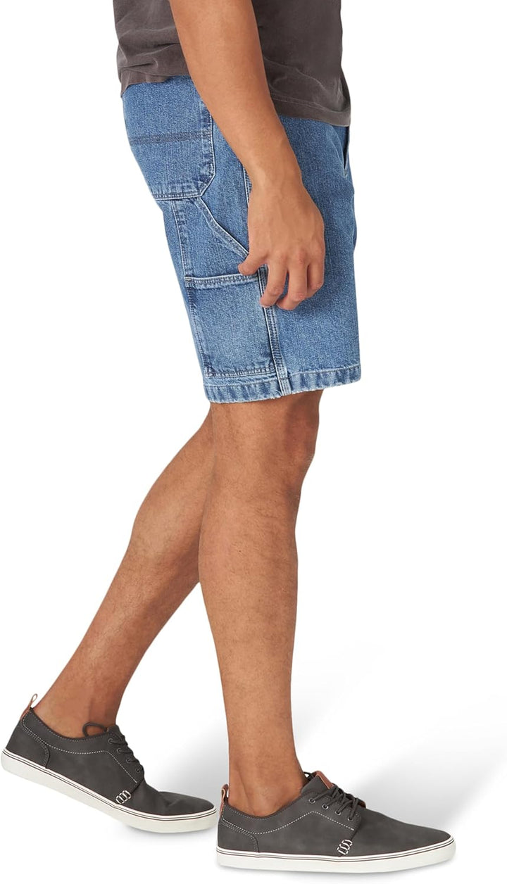 Wrangler Authentics Men's Loose Fit Carpenter Short, 50 Antique Stonewash