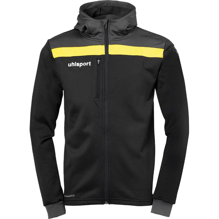 uhlsport Herren Offense 23 Multi Hood Jacke Herren Jacke S Schwarz/Anthra/Limonengel, S Schwarz/Anth