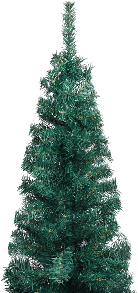 vidaXL Künstlicher Weihnachtsbaum Schlank mit Ständer Tannenbaum Christbaum Dekobaum Kunstbaum Weihn