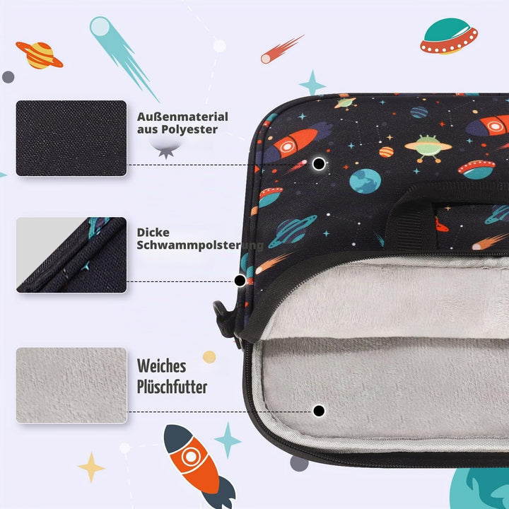 Choco Mocha 12.5 Zoll Kinder Tablet Tasche, Tablet Tasche Hülle für Fire HD 10 8, Fire 10 8 iPad, Ki