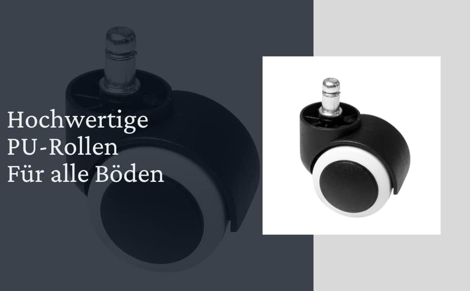 Sattelhocker - Extra breiter Sattelsuhl - Drehhocker Arbeitshocker Rollhocker mit Sattelsitz für Bür