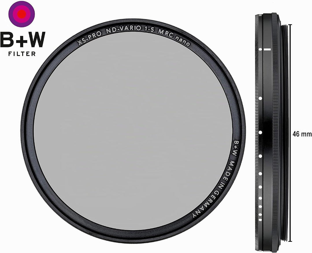 B+W Graufilter ND vario / variabel ND2-32 (72mm, MRC nano, XS-Pro, 16x vergütet, Premium) 72mm XS-PR