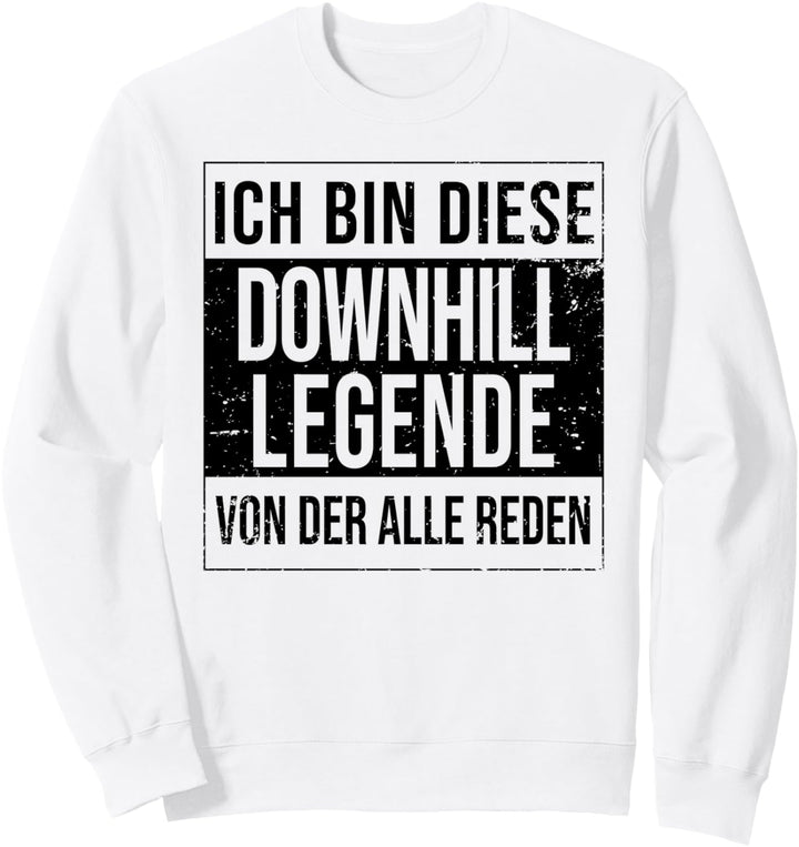 Mountainbike Geburtstag geboren Legende MTB-Downhill Sweatshirt