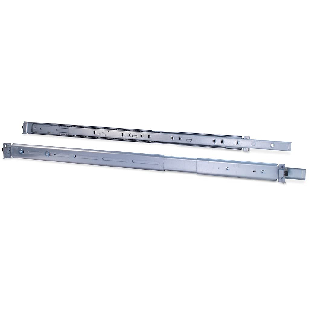 Inter Tech 26" Teleskopschienensatz 1U 650 mm Silber