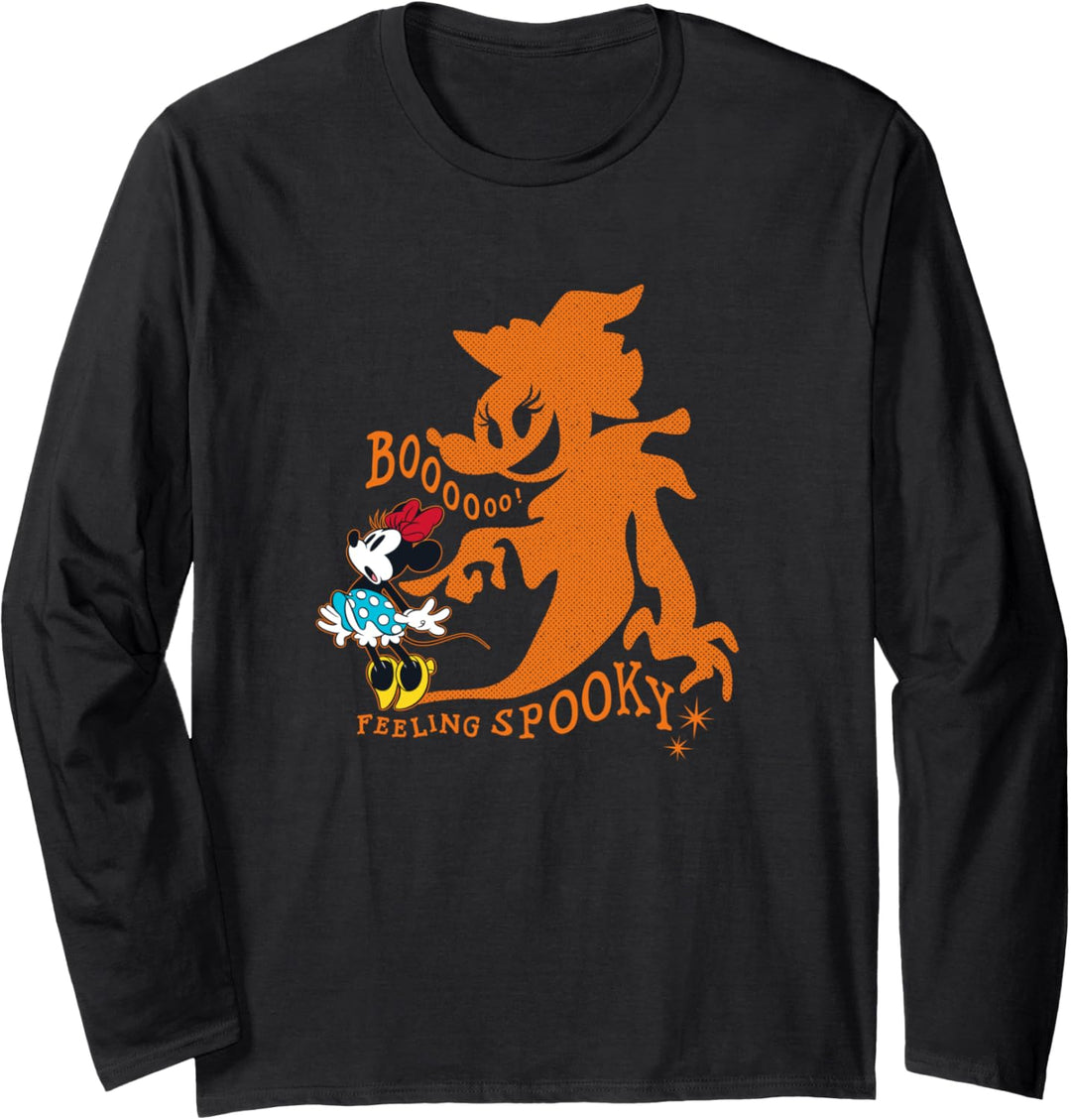 Disney Mickey and Friends Minnie Mouse Spooky Halloween Langarmshirt
