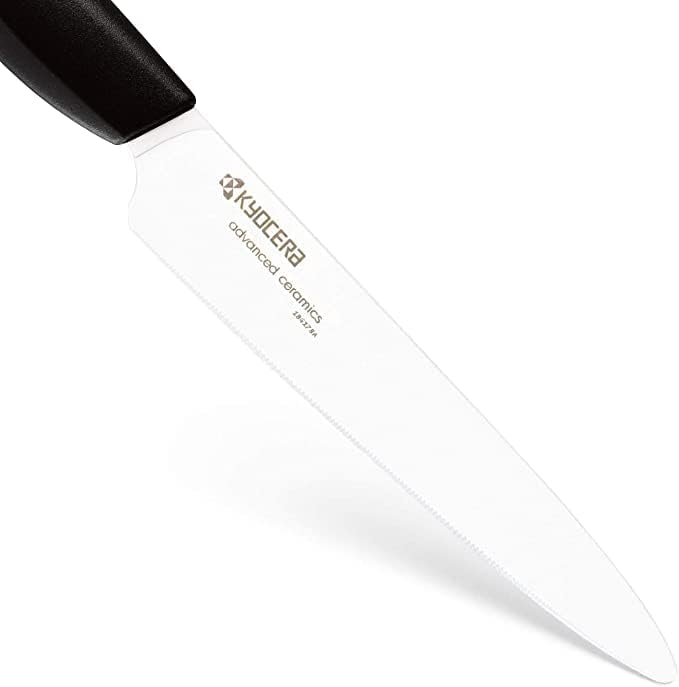 Kyocera FK125WHBKEU, Scuro, UNICA Mikrogerändeltes Obst und Gemüse 13 cm, Mikrogerändeltes Obst und
