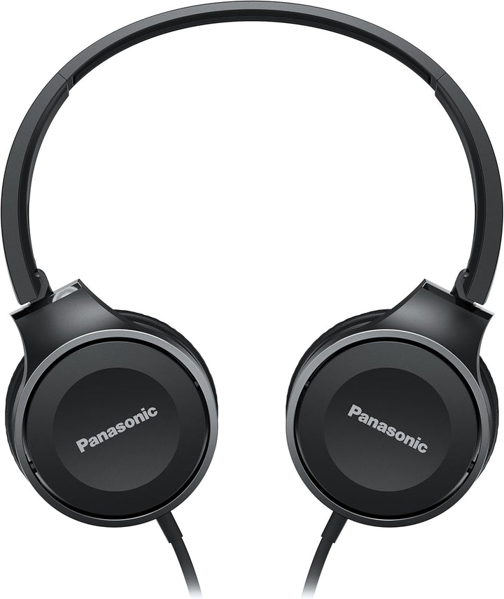 Panasonic RP-HF100ME-K On Ear Kopfhörer - Headset, 10-23.000 Hz, 30 mm Wandler, kompakt zusammenfalt