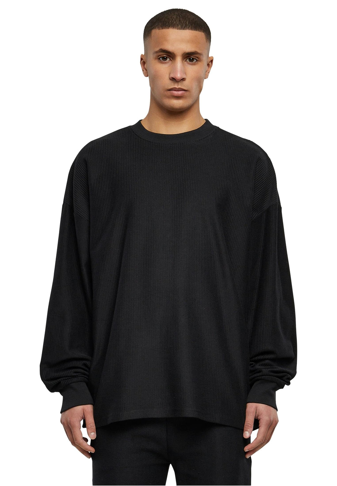 Urban Classics Herren Sweatshirt Rib Terry Boxy Crew, Pullover für Männer in Oversized Optik, in 2 F