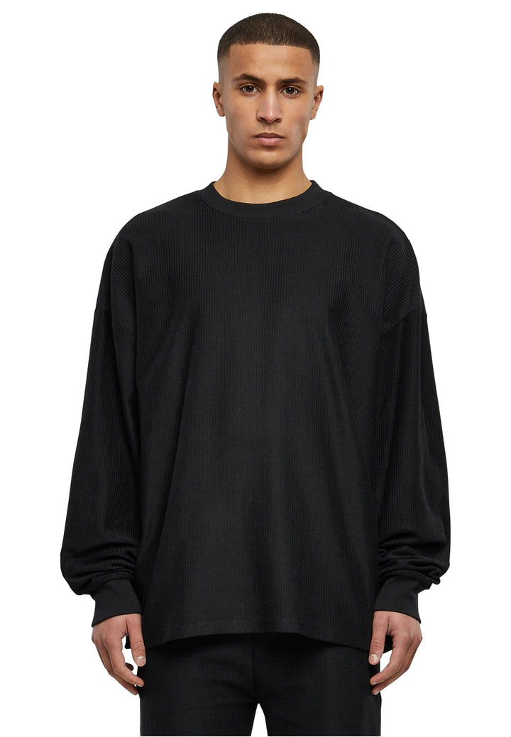 Urban Classics Herren Sweatshirt Rib Terry Boxy Crew, Pullover für Männer in Oversized Optik, in 2 F