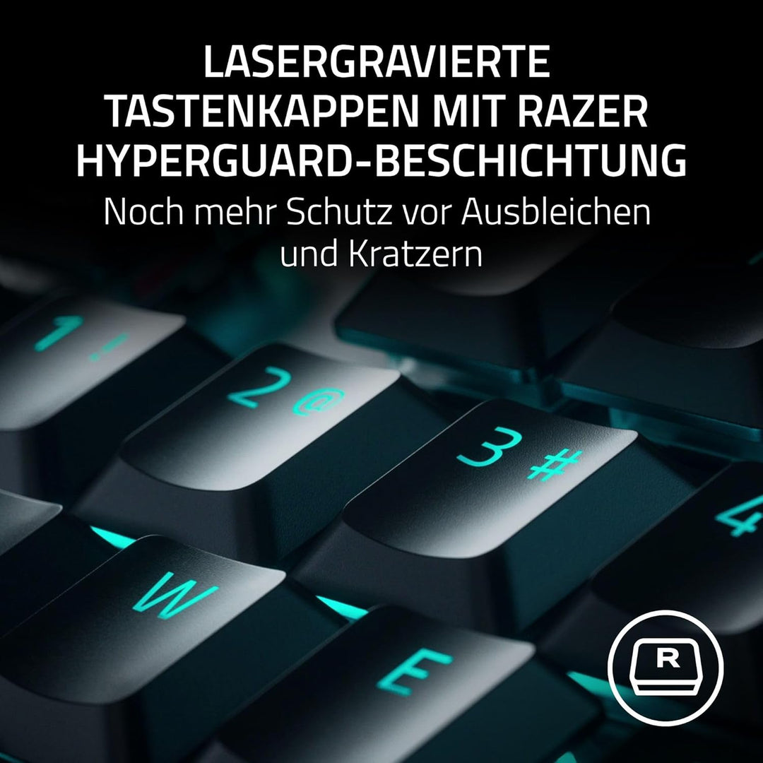 Razer DeathStalker V2 (Red Switch) - Optische Low-Profile-Gaming-Tastatur (Lineare Optische Switches