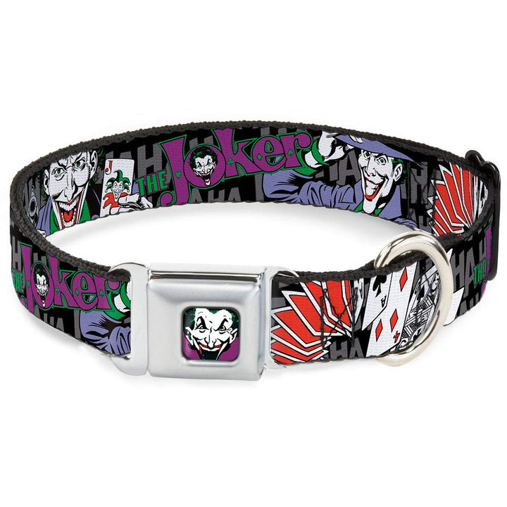 Buckle Down 22,9–38,1 cm jka-Joker Face Hund Halsband WL - Fits 18-32" - 1.5" Wide, WL - Fits 18-32"