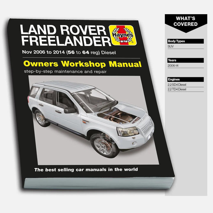 Land Rover Freelander (Nov 06 to 14) (56 to 64 reg) Diesel: step-by-step maintenance and repair, Tas