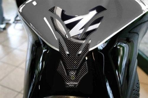 labelbike - 3D Gel Aufkleber KIT White Carbon kompatibel mit Kawasaki Z750-Z1000 bis 2006