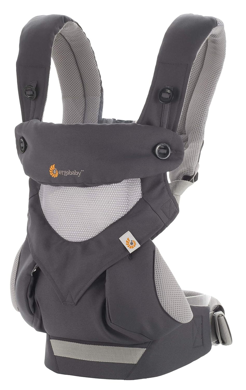 ERGObaby Babytrage bis 20kg, 360 Star Dust 4-Positionen Baby-Tragesystem, Kindertrage Rückentrage Ba