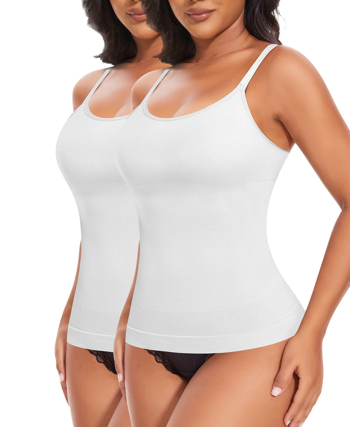 YARRCO Shape Unterhemd Damen Tank Top Bauchweg Shapewear Sport Tanktop Figurformendes Trägertop Body