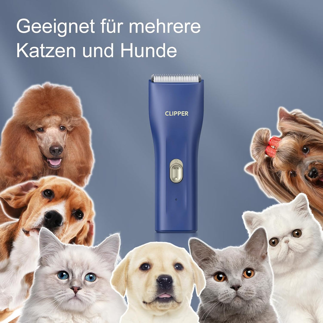 Professionelle Hundeschermaschine für dickes Fell, Schnurlos Katzen-Hund-Pflegeset, Wiederaufladbare