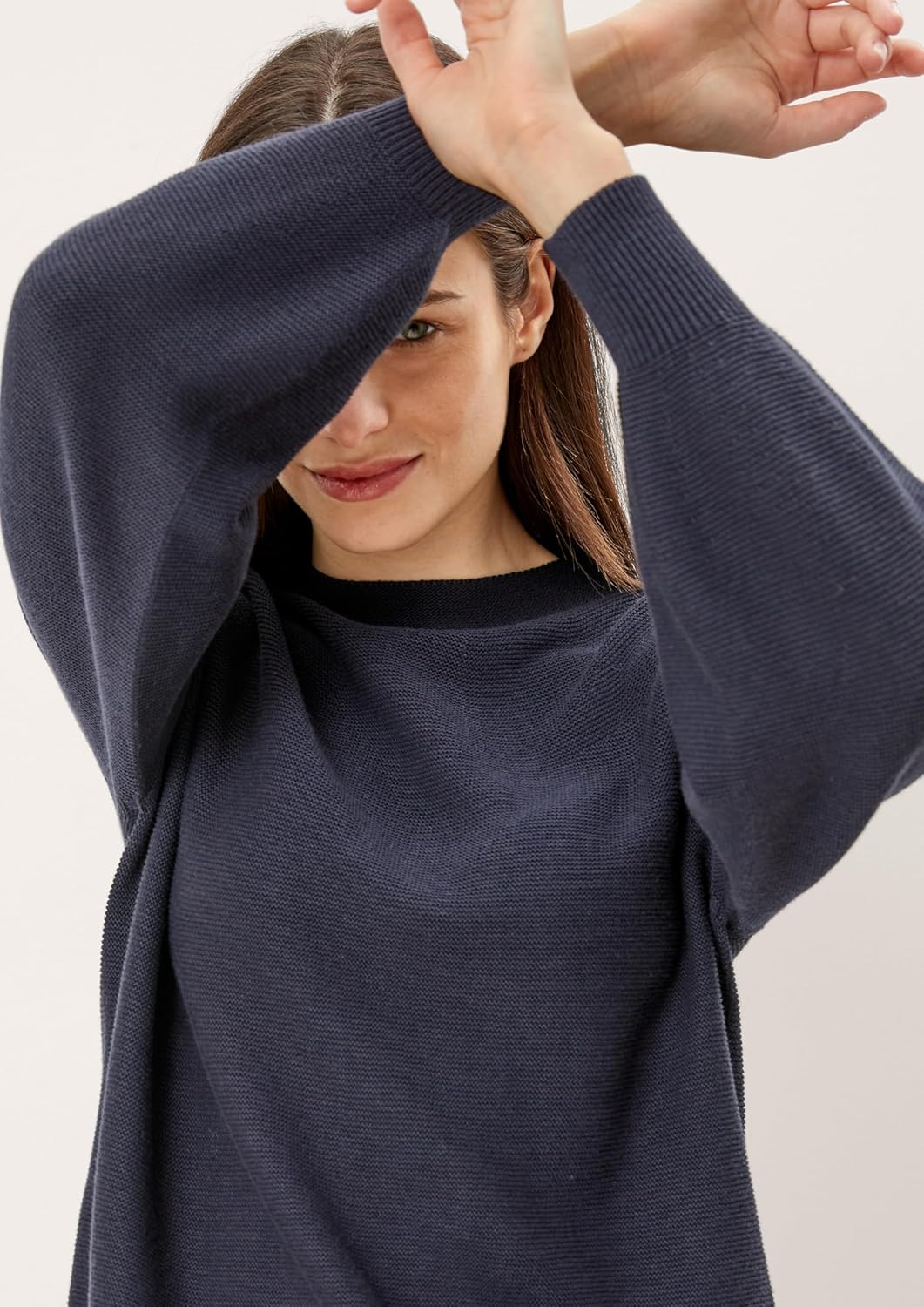 s.Oliver Strickpullover aus Viskosemix 34 5959_navy, 34 5959_navy