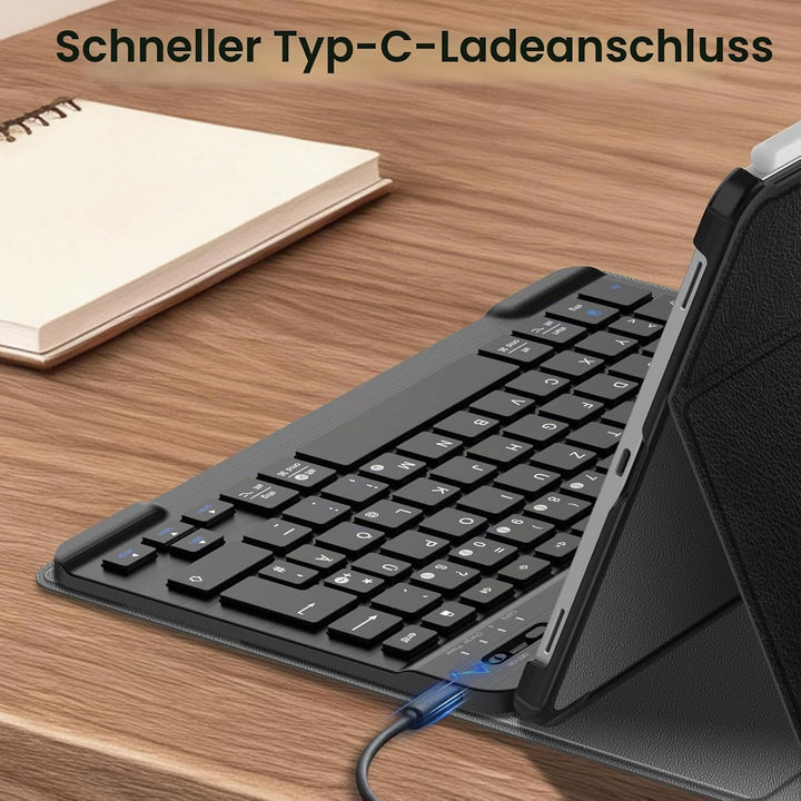 FINTIE Tastatur Hülle für Samsung Galaxy Tab S11 2025 11 Zoll Tablet SM-X730/X736, Keyboard Cover mi