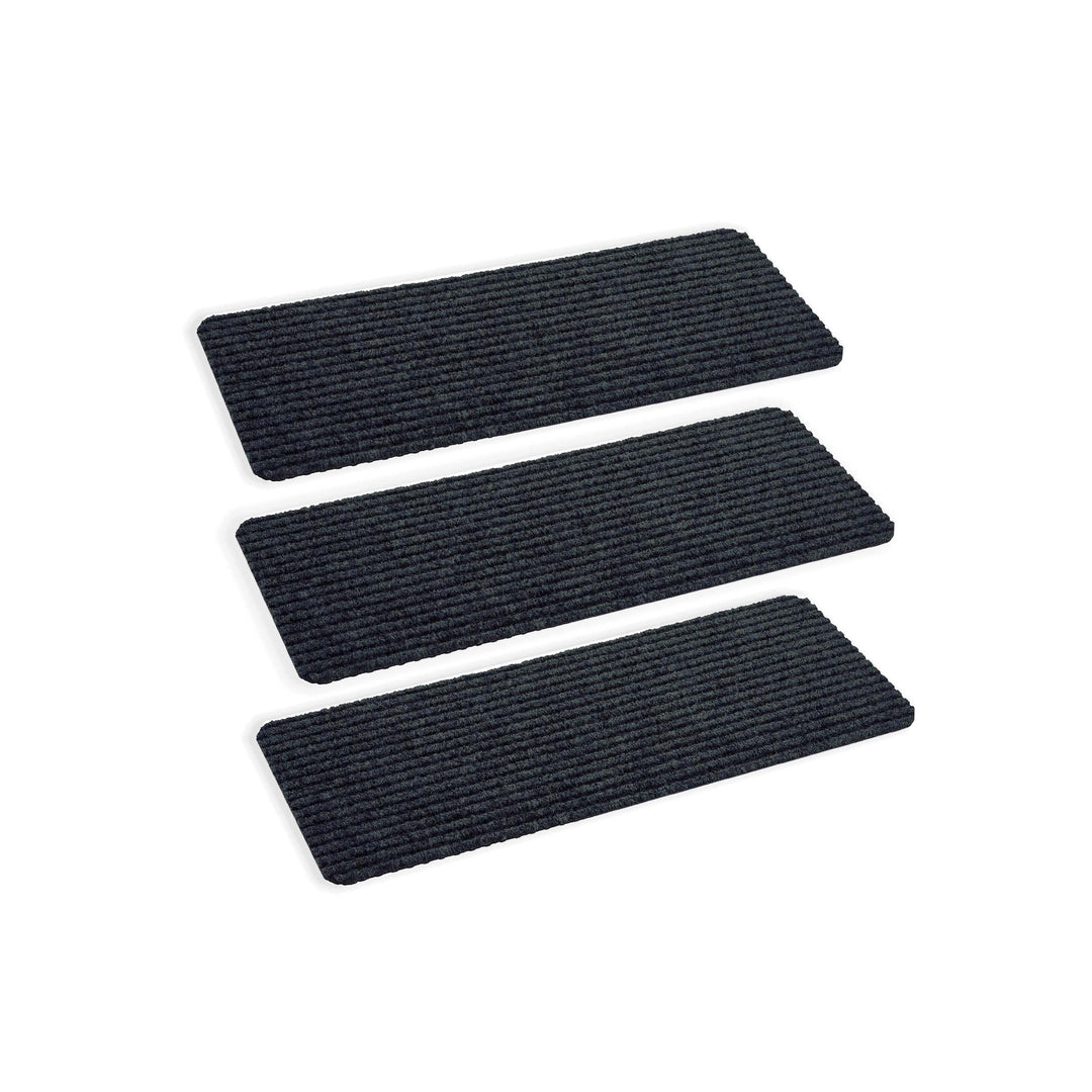 Astra Fussmatte innen anthrazit Schmutzfangmatte rutschfest – Türmatte 25x60 cm 3er Set wasserabweis