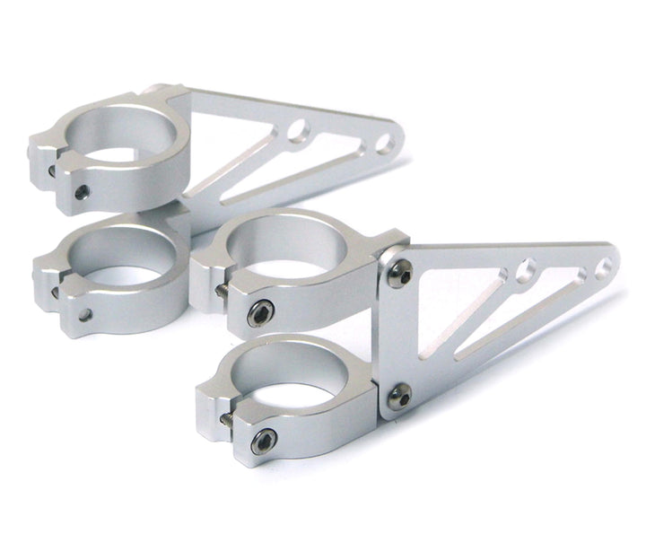 Alchemy Parts Hochwertig 39mm CNC Gebürstetes Aluminium Lenkstangen Halterung Motorrad Scheinwerfer-