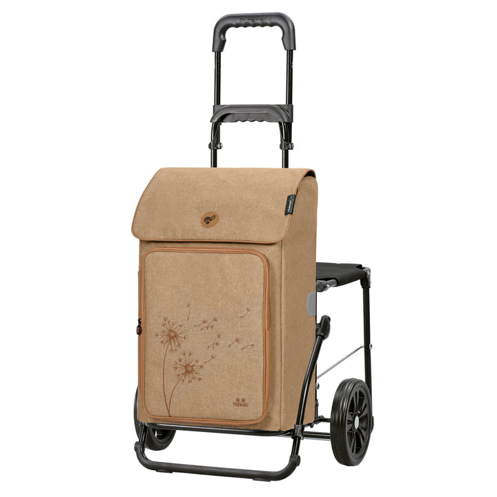 ANDERSEN Einkaufstrolley - Komfort Shopper Erbo beige 45 L Einkaufswagen, gross, Thermo, vielseitig,