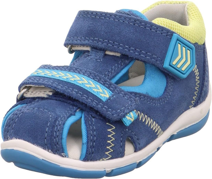 Superfit Jungen Freddy Sandalen 18 EU Blau Gelb 8030, 18 EU Blau Gelb 8030