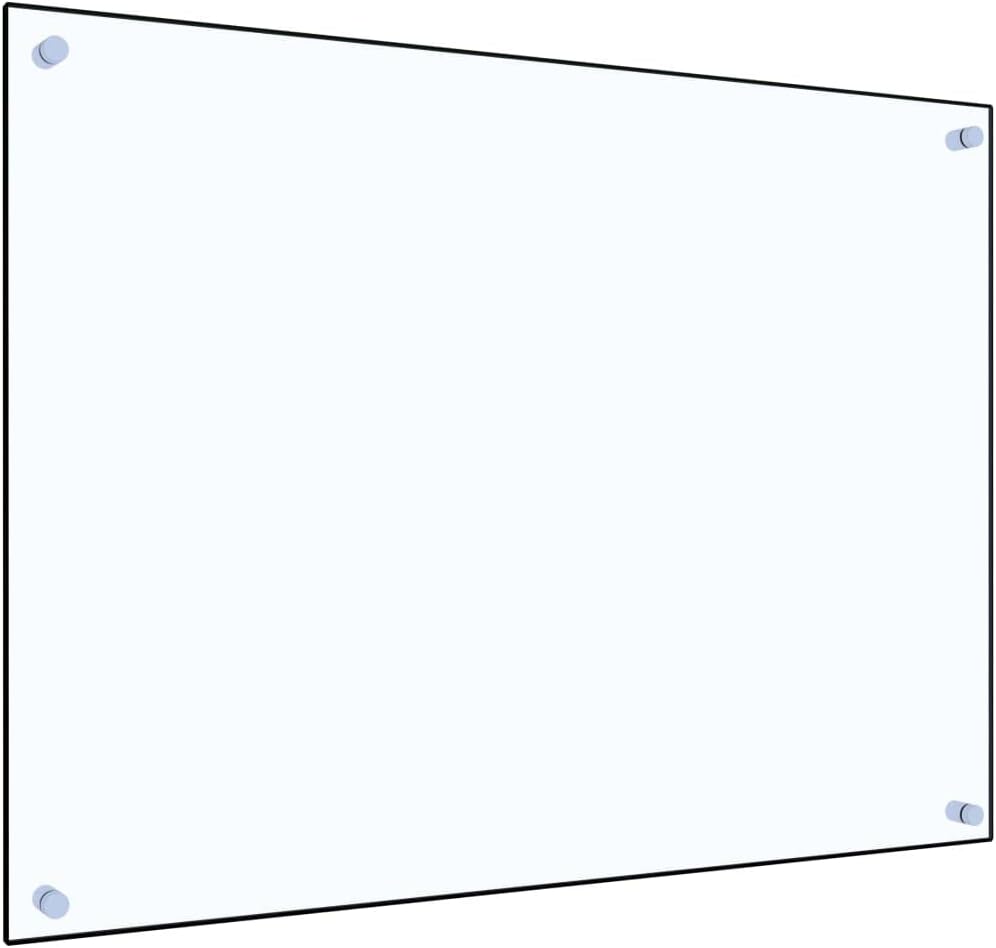 Gecheer Küchenrückwand Spritzschutz 80 x 60 cm (L x B),Glasrückwand Glasplatte Rückwand Herdspritzsc